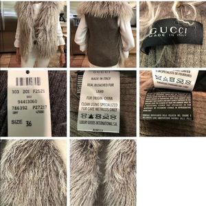Gucci Real Fur Lamb Vest